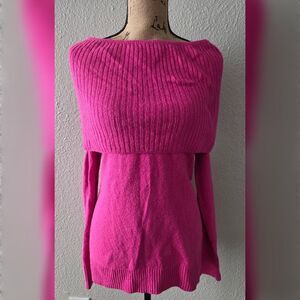 Vintage Style & Co Y2K Sweater Medium M Convertible Off The Shoulder Grunge